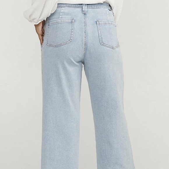 JAG Sophia Wide Leg Crop in Surf Blue - Picture 6 of 6